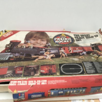 Boxed Timpo The Prairie Rocket . Box in poor condition . No reserve