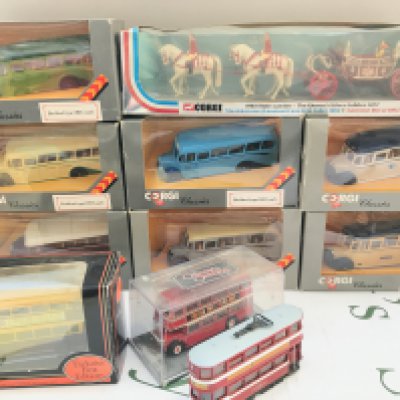 A Collection Of Boxed Corgi Classics.A Queens Silver Jubilee Coach etc. No Reserve.