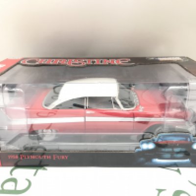 A Boxed Auto World Christine 1958 Plymouth Fury. 1/18 Scale.