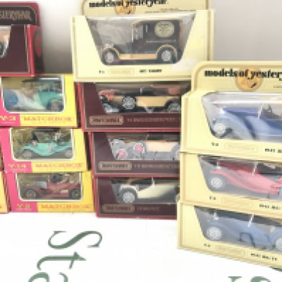 A Small Collection Of Various Matchbox Models Of Yesteryear. No Reserve.