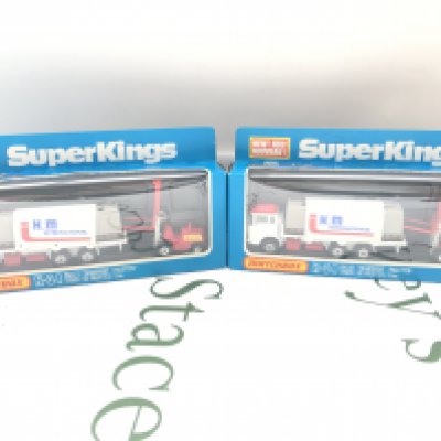 2 X Boxed Matchbox SuperKings Pallet Trucks # K-34. No Reserve.