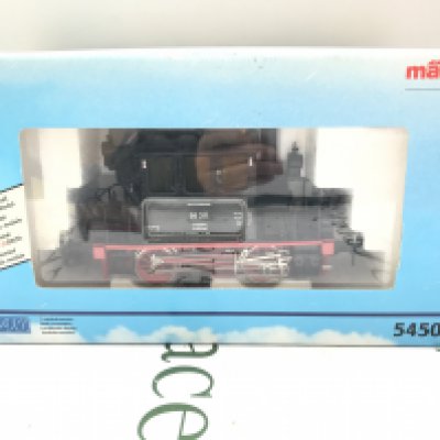 A Boxed Marklin Maxi Series Gauge 1 54504 BR98 Class Glaskasten Steam Locomotive. With some Track. No Reserve.