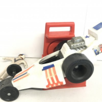 An Evel Knievel Dragster Parts Missing And Worn. No Reserve.