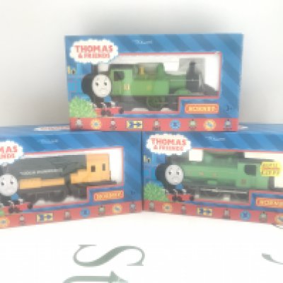 3 X Hornby 00 GaugeThomas And Friends Locomotives. A Oliver. Duck And Bert. No Reserve.