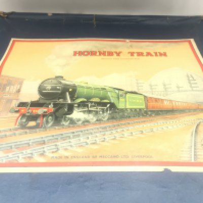 A Boxed Hornby 0 Gauge Train Set. With Extras. (2). No Reserve.