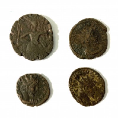 4 Roman imperial bronze coins. NO RESERVE