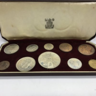 A 1953 coin set.