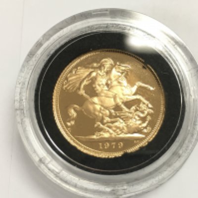A 1979 full sovereign.