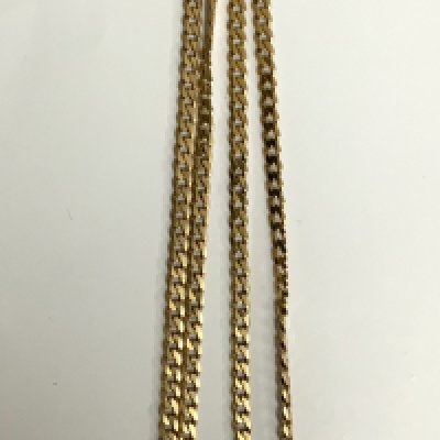A 9ct gold Figaro style chain. 28cm, 8.2g (A)