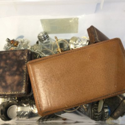 A collection of mixed jewellery including silver pendants , pair of silver earrings with pink stones, various necklaces , bangle etc. postage category B