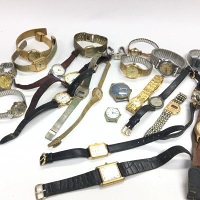 A collection of dress watches including Miramar, Timex etc. This lot cannot be posted