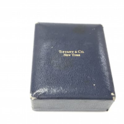 A vintage Tiffany and co box.7x8x3cm