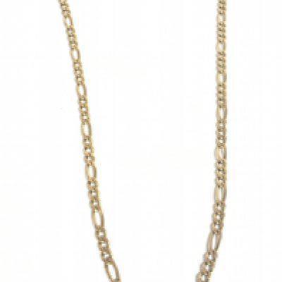 A 9 carat link chain necklace. 8.1g Postage category A