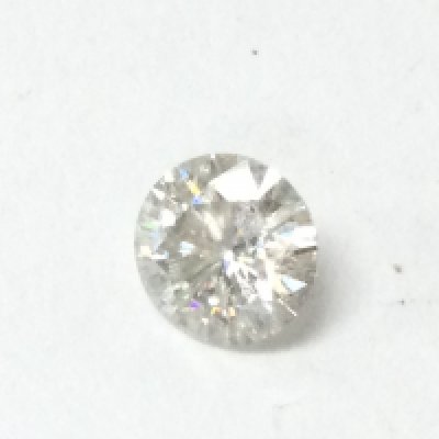An unmounted RBC moissanite 0.42ct. Postage A