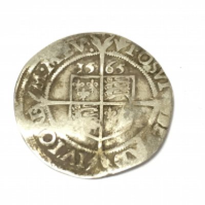 An Elizabeth I silver hammered coin. Postage A