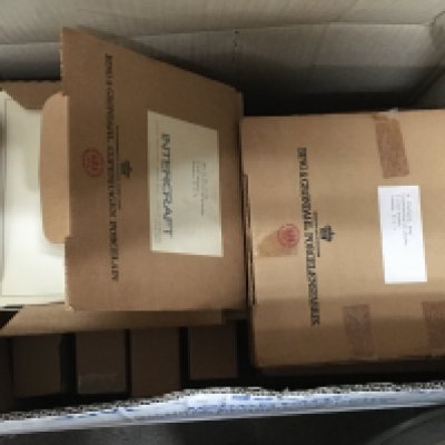 A collection of boxed Copenhagen plates. This lot cannot be posted