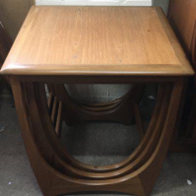 A nest of G-Plan tables , dimensions 50x50x54cm Approximately