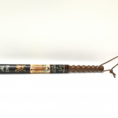 A truncheon with hand repainted design , 43cm long. Postage category C