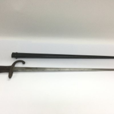 A 19th Century French bayonet. Shipping category D.