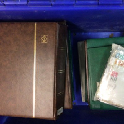 A collection of 12 albums of mint / used commonwealth postage stamps including Hong Kong