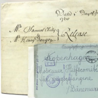 Two indentures dated 1768 & 1794 together with German WW1 envelopes