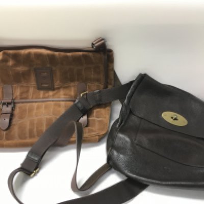 Mulberry leather bags, with dust covers. Postage category C