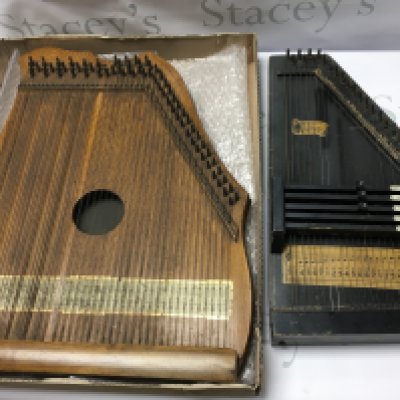 Two autoharps. Shipping category D.