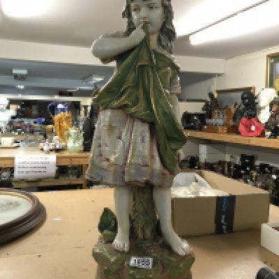 An Austrian amphora porcelain figure.