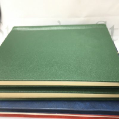 A collection of greek stamps in four albums , including some early issues. Postage category B