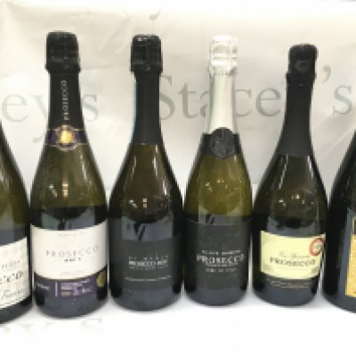 Six various bottles of Prosecco including Di Maria, Vino Spumante, Filllipo Sansovino. This lot cannot be posted