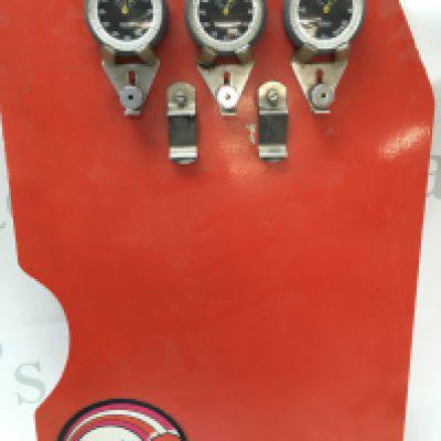 A vintage racing Sportex stopwatch board , seen functioning