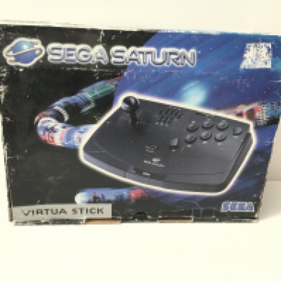 A boxed SEGA SATURN Virtua Stick. No reserve