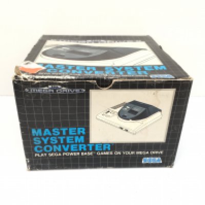 A boxed Sega Mega Drive Master System converter.