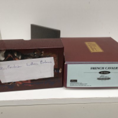 2x boxed Minature military model sets by Britain including 41161 French Cavalry and 2 Prussian infantry in incorrect box. No reserve