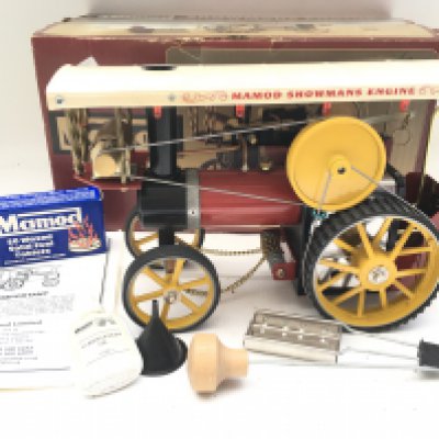 A Boxed Mamod Showman's Engine un Fired. In Very Good Condition.