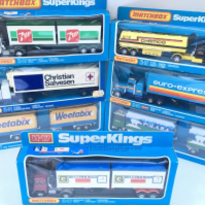 7 X Boxed Matchbox Super King Lorrys.