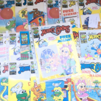 A Collection of Marvel Muppet Babies Comics Includes #S 1.2.3. Approximately 60. And A Collection of Jack And Jill Comics. Approximately 60 No Reserve.
