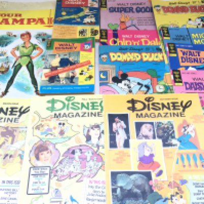 A Collection of Various Disney Comics And Magazines. No Reserve.