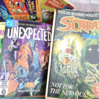 A Box Containing Various Comics including Disney. No Reserve.