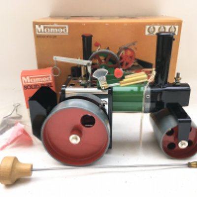 A Boxed Mamod Steam Roller un Fired.