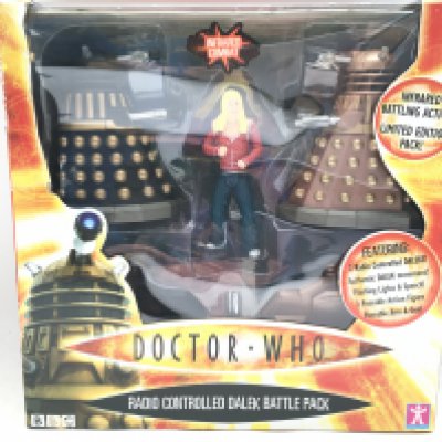 A Boxed Character Options Doctor Who Radio Controlled Dalek Battle Pack. No Reserve.
