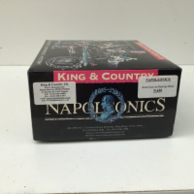 A boxed King and Country Minature military figures in the Napoleonic series featuring NA89 Scots Grey on Rearing Horse. No reserve