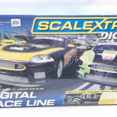 A Boxed Scalextric Digital Race Line Set.