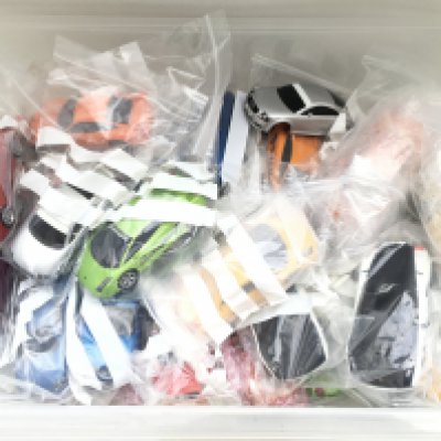 A Box Containing Scalextric Cars. ideal For Spares And Repairs.