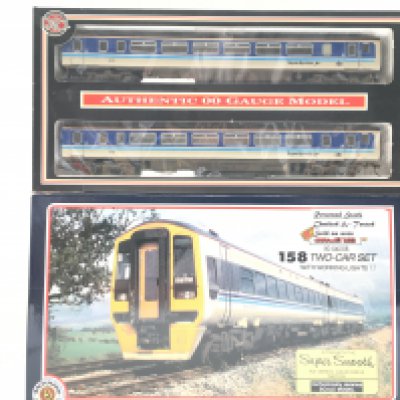 A Boxed Bachman 00 Gauge 158 Two-Car Set And A Dapol Two Car Super Sprinter. No Reserve.