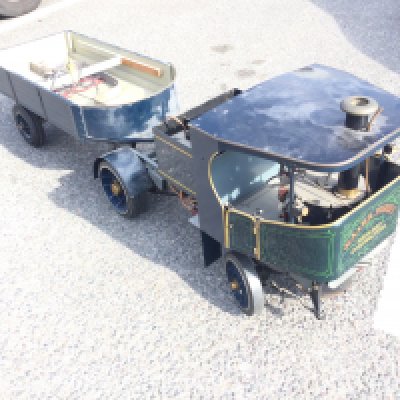 A Puxley Haulage Steam Wagon. Approx Length 137Cm.