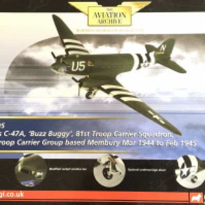 A Boxed Corgi Aviation Archive Douglas C-47A Buzz Buggy #AA38205. 1/72 Scale No Reserve.