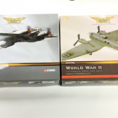 2 X Boxed Corgi Aviation Archive Diecast Aircraft. Both Heinkels. 1/72 Scale. No Reserve. (2).