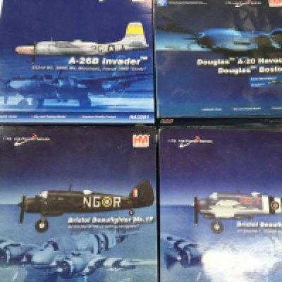 4 X Boxed Hobbymasters Diecast Aircraft. All 1/72 Scale. No Reserve.(4).