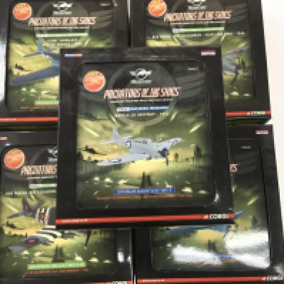 5 X Boxed Corgi Predators Of The Sky Diecast Models. No Reserve. (5).